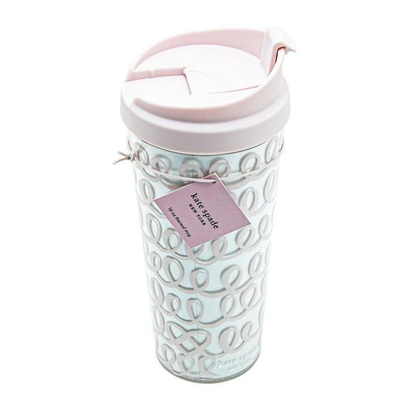 kate spade Dining Kate Spade Travel Tumbler Thermal Mug Pastel Pink